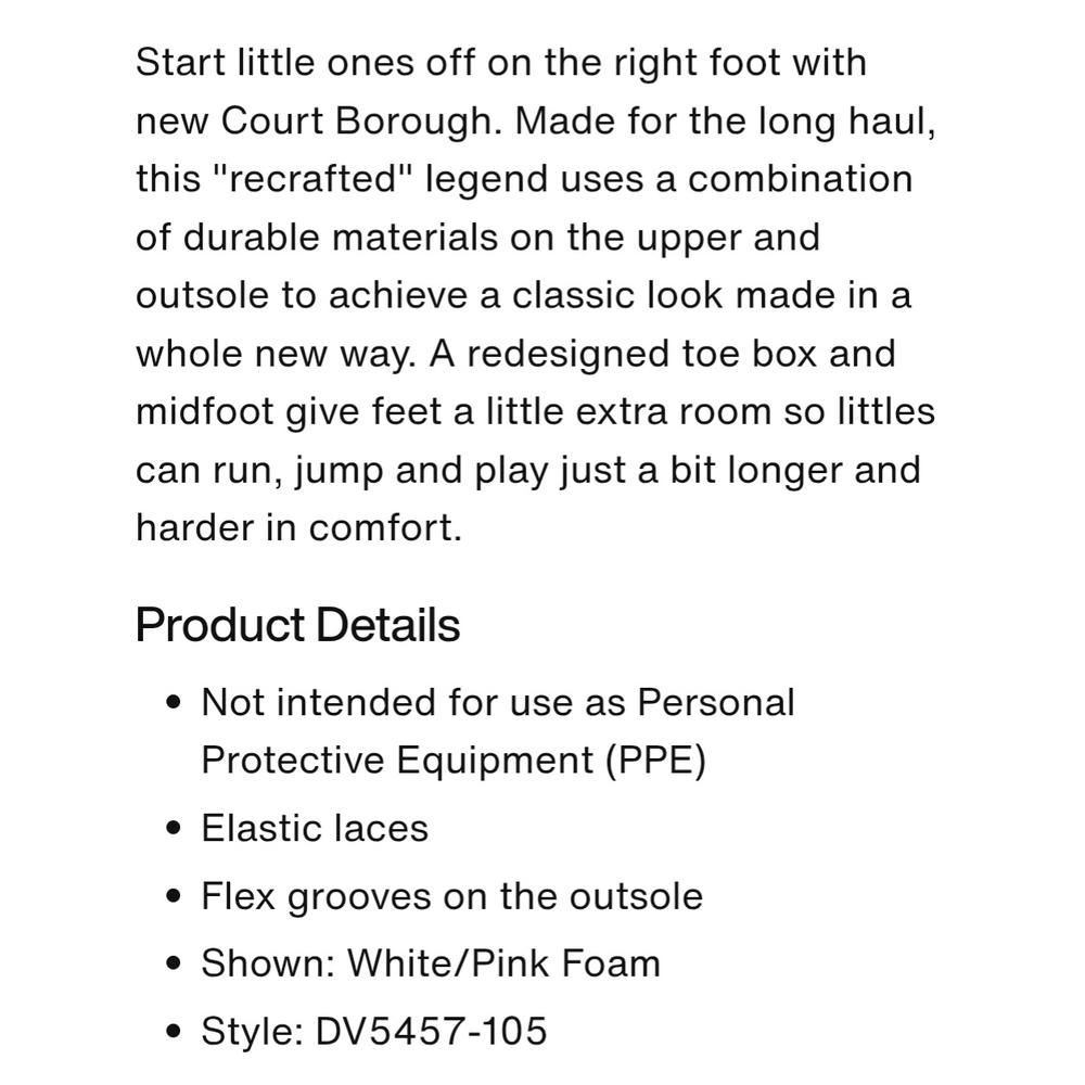 Nike Kids Pink and White Sneakers - Picture 3 of 7